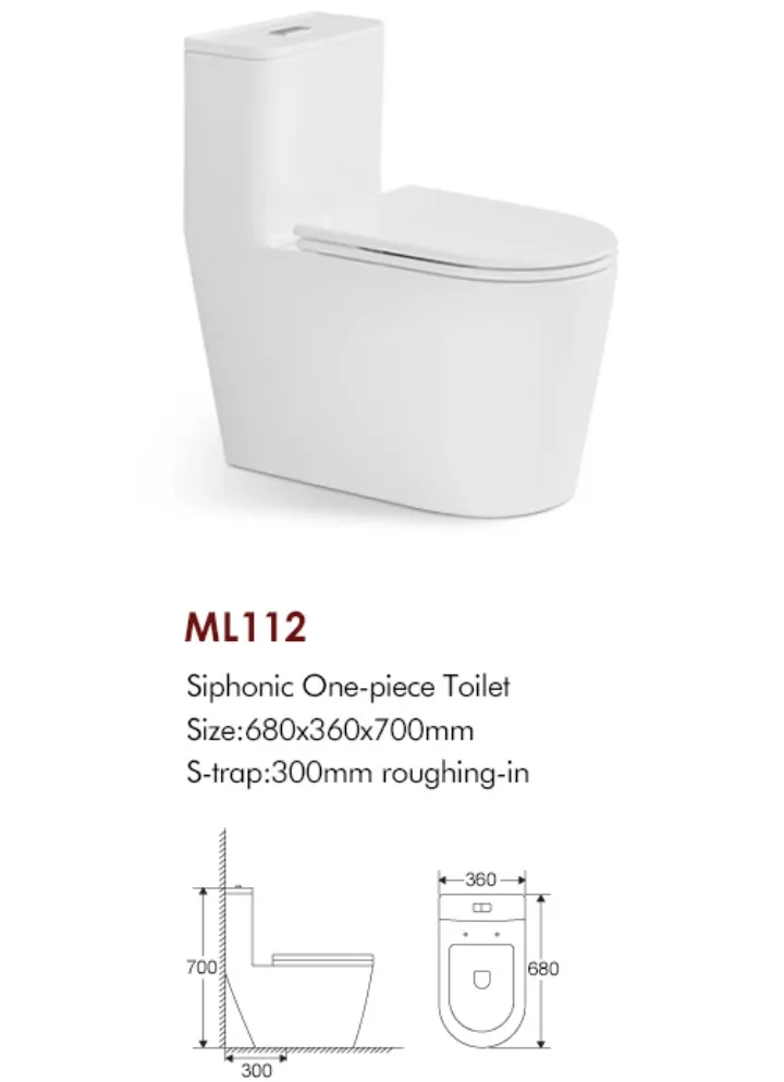 Wholesale 1 Piece Toilet